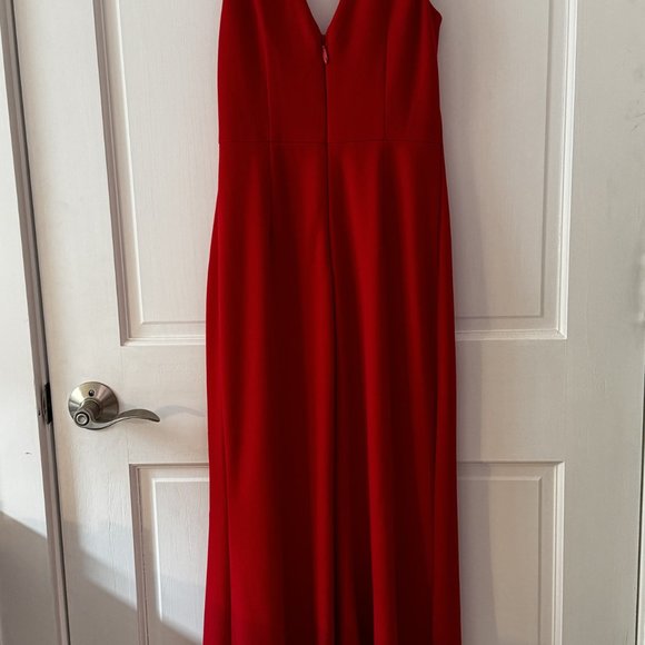 Lulu's Waltz Happening Red Sleeveless Maxi Dress - Small - Picture 4 of 7